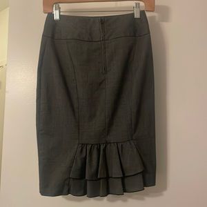 Grey pencil skirt